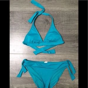 Mossimo teal bikini bathing suit